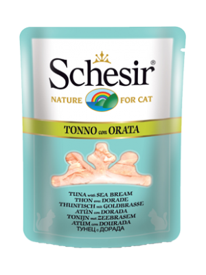 SCHESIR GATO ATUM COM DOURADA EM CALDO DE PEIXE (SAQUETA) 70GR